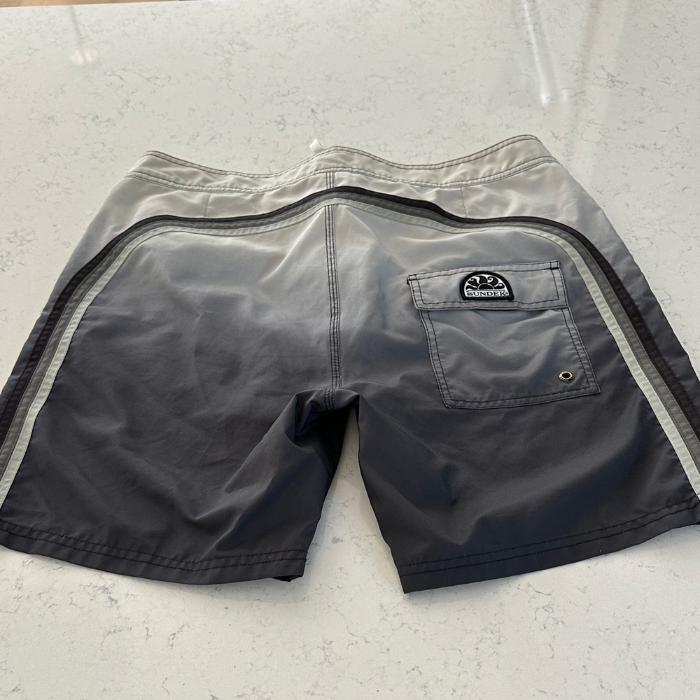 Sundek Men's Two-Tone Gray Swim Shorts